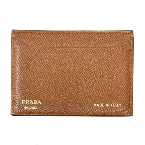 Prada Brown Cardholder Wallet - Picture 1 of 12